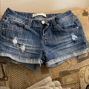 Denim shorts